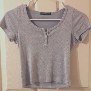 rare brandy meville blue flower top